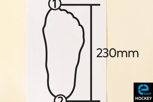 스케이트 사이즈 결정 TIP > 발 사이즈 기준