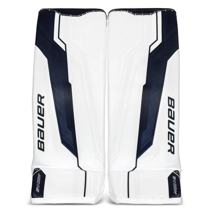 https://www.thehockeyshop.com/cdn/shop/files/bauer-leg-pads-bauer-supreme-shadow-senior-goalie-leg-pads-white-navy-s-31801383092290_720x.jpg?v=1768141484