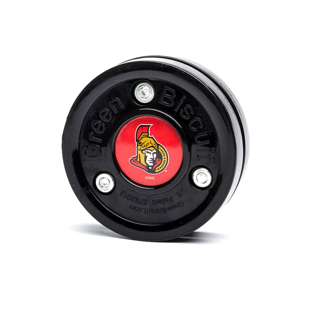https://www.thehockeyshop.com/cdn/shop/products/green-biscuit-hockey-pucks-green-biscuit-original-nhl-training-puck-ottawa-senators-4-7oz-28744087371842_1800x1800.jpg?v=1693420413